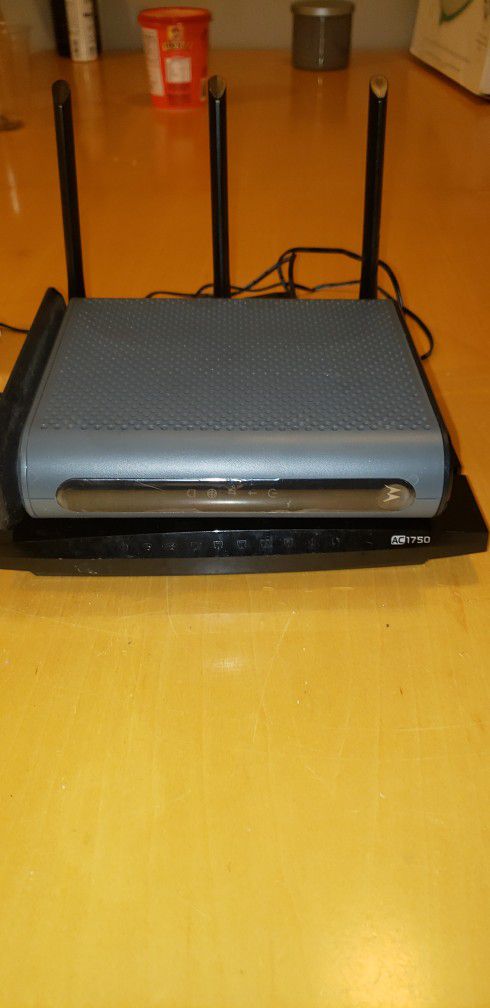 Motorola Modem And TP Link Router