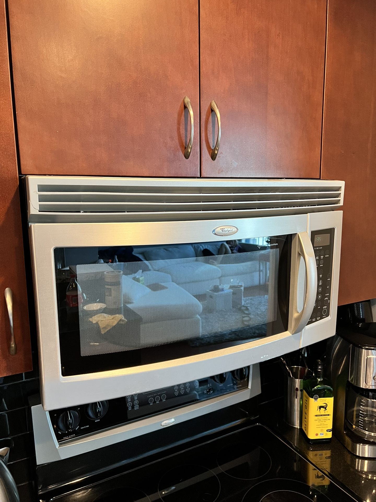 Whirlpool Gold Microwave Hood Combination w/Instant Defrost and 1.8