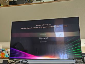 65-inch Samsung TV, model UN65KS8000FXZA