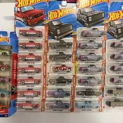 Hotwheels Mainlines C10 Ferrari Syclone TH Optimus Prime Simpsons