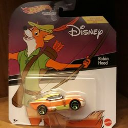 Hot Wheels Disney Character Cars Robin Hood! New