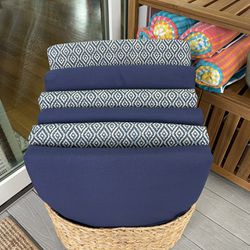 Outdoor Chair Cushions - 6 Total