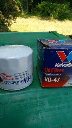 New Valvoline Oil filter