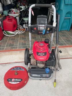 Honda pressure washer with surface cleaner
