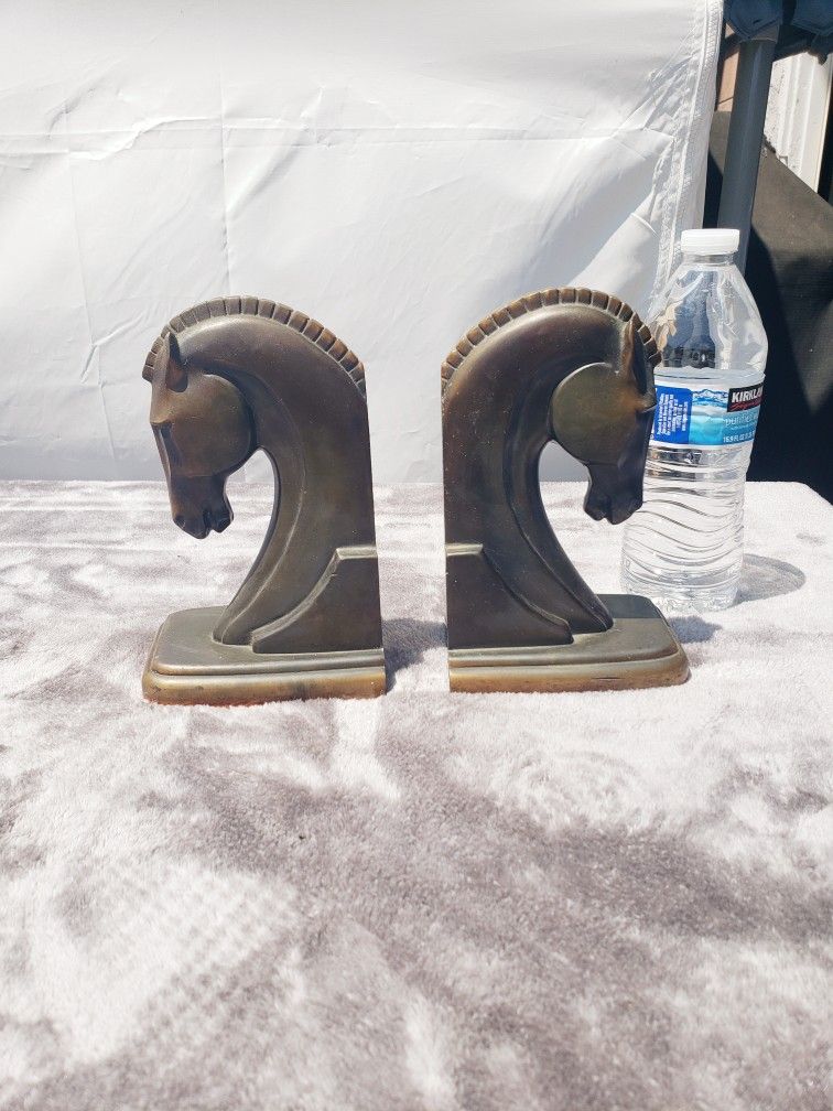 Antique Bookends By Trophy Craft