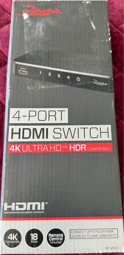 Rocketfish 4 port HDMI switch