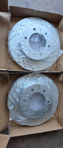 AutoShack Front Performance Brake Rotors (Pair) - NEW IN BOX - PR6705DSZR / L