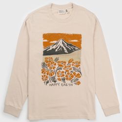 Happy Earth Apparel 100% Organic Cotton Spring Fever Tee Size S