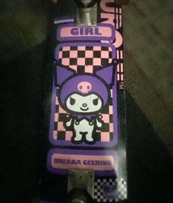 Girl x Sanrio tokyo Speed breana geering Skateboard Kuromi 8.0 x 31.5in