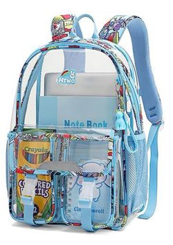 Clear Blue Backpack