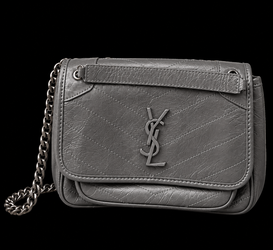 Medium Gray YSL crossbody bag