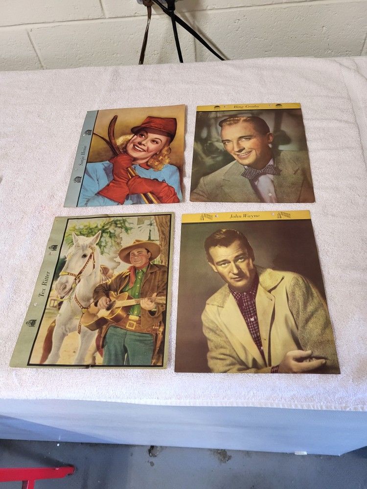 Antique Movie Studio Star Cards