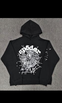 Black OG web spider hoodies