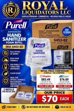 Purell Advanced Hand Sanitizer Foam Refill 2-Pack