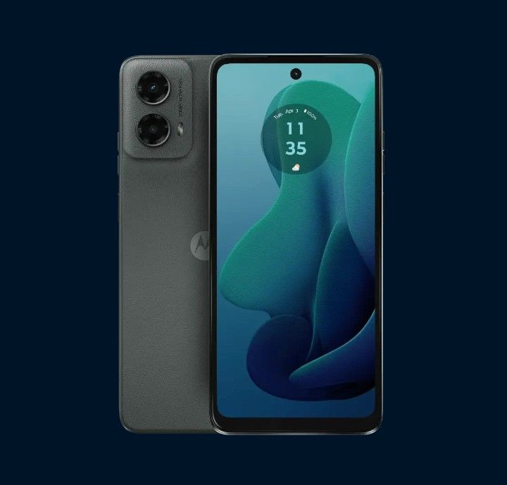 Moto G 5G 2024 phone with case