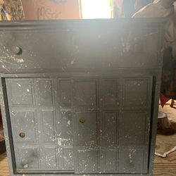 Small Blue Dresser 