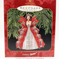 VINTAGE 1997 Holiday Barbie Hallmark Keepsake Christmas Ornament