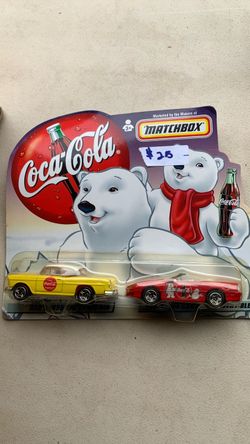 Collectible matchbox Coca-Cola cars