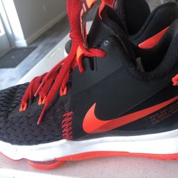 Lebron Witness 5v Black Red Bright Crimson CQ9380-005