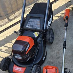 Echo Tremer And Lawmover 2 Bateries And Charger
