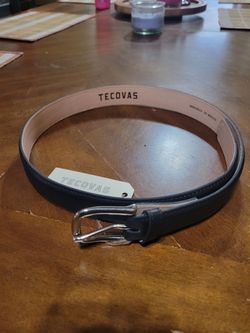 Tecovas Black Calfskin Belt
