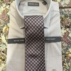 Michael Kors Set Shirt And Tie