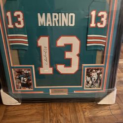 Signed Dan Marino Jersey 
