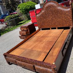 Queen Frame with 2- Nightstands