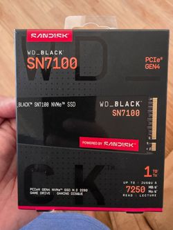 WD 1TB NVME BRAND NEW