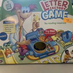 Leap Frog Letter Factory Learning Game