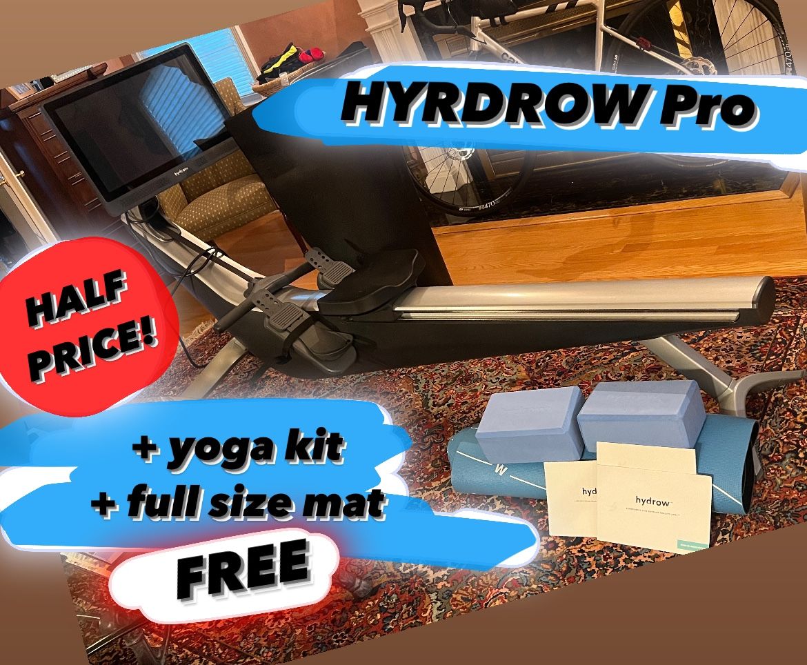 LIKE NEW: Hydrow PRO + Extra