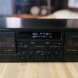 Technics RS-TR170 Dual Stereo Cassette Deck 