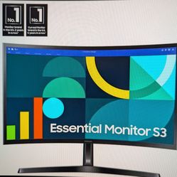 24" Samsung Essential Monitor S3 New In Box