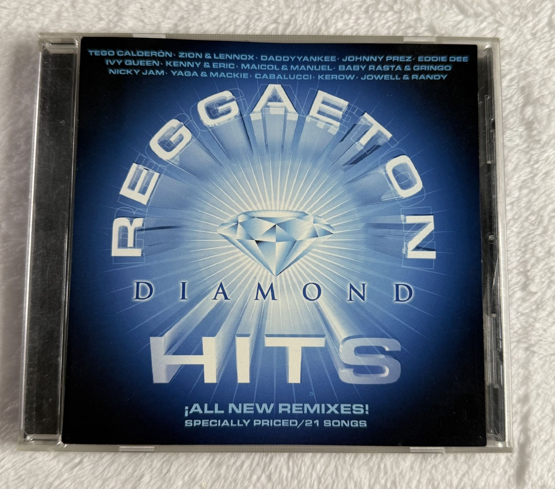Reggaeton Diamond Hits CD (2006) 21 Tracks Tego Calderón Daddy Yankee Ivy Queen