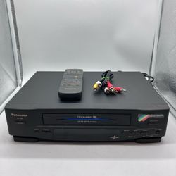 Panasonic VCR and remote