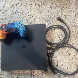“PlayStation 4 Console - Great Condition, Includes Controller & Games”