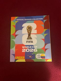 Panini workd cup 2026 hard cover album,latam version