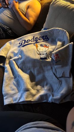 Dodgers hello kitty hoodie size medium