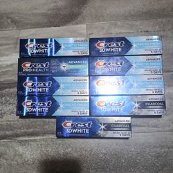 Crest 3D White Advanced Whitening Toothpaste BUNDLE