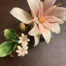 Vintage Porcelain flowers Capodimonte 