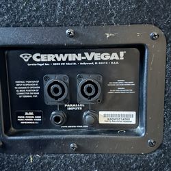 Cerwin-Vega Subwoofers 