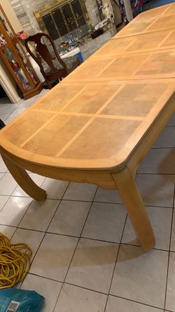 Wood table