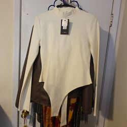 Cream Long Sleeve Shirt