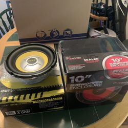 10” subwoofer W/Box! New! Old school!