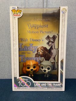 Funko Pop! Movie Poster w/ Case Disney 100 Lady and Tramp 2-Pack #15