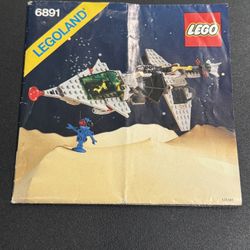 LEGO 6891 Space Gamma V Laser Craft Instructions Manual Only
