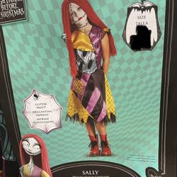 Nightmare Before Christmas Sally Deluxe Child Costume youth Girls Small or Medium or Large 