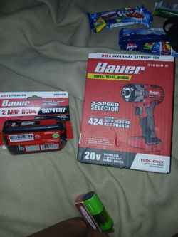 Bauer 20V Impact Driver with battery