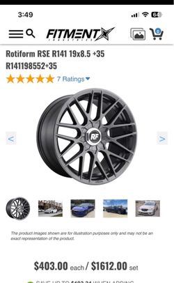 Rotiform RSE rims 19x8.5 +35 (R141198552+35)