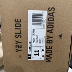 Yeezy Bone Slides Size 11